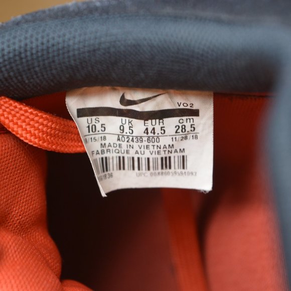 Nike Air Force 1 Mystic Red White Black US 10.5 - Picture 6 of 6